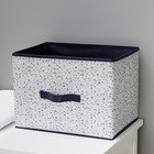 Короб для хранения Доляна «Мармелад», 37×27×27 см, белый - Фото 8