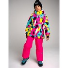 Комплект зимний для девочки PlayToday: куртка и полукомбинезон, рост 128 см - Фото 2