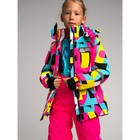 Комплект зимний для девочки PlayToday: куртка и полукомбинезон, рост 128 см - Фото 3