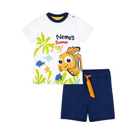 Комплект для мальчика PlayToday: футболка и шорты, рост 80 см