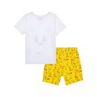 Пижама для девочки PlayToday: футболка и шорты, рост 134 см - Фото 6