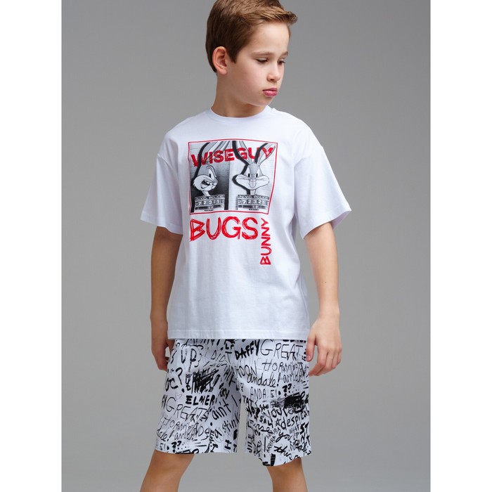 Пижама для мальчика PlayToday: футболка и шорты, рост 146 см - Фото 1