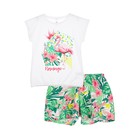 Комплект для девочки PlayToday: футболка и шорты, рост 152 см - фото 27815855