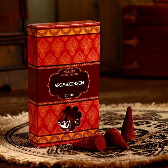 Благовония Natura, 20 конусов с подставкой, Капучино - Фото 1