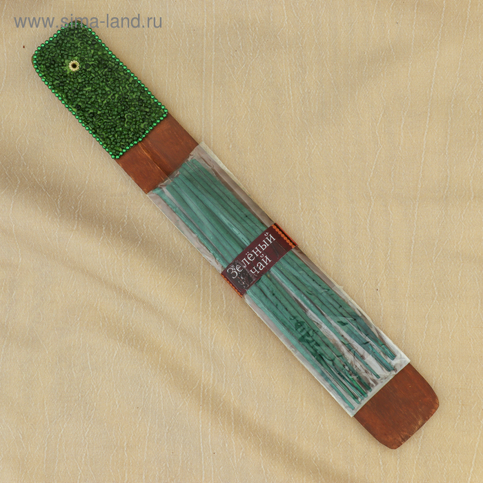 Набор KARMA 10 палочек с деревянной подставкой Зеленый чай - Фото 1