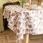 Скатерть «Доляна» Red flowers, 145×180 см - Фото 2