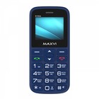 Сотовый телефон Maxvi B100ds, 1.77",1.3Мп, microSD, 2sim, FM,SOS, док.станция,1000мАч,синий 10582644 - фото 13188047