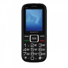 Сотовый телефон Maxvi B21ds, 2.4",1.3Мп, microSD, 2sim, FM, SOS, док.станция,1600мАч,черный - Фото 3