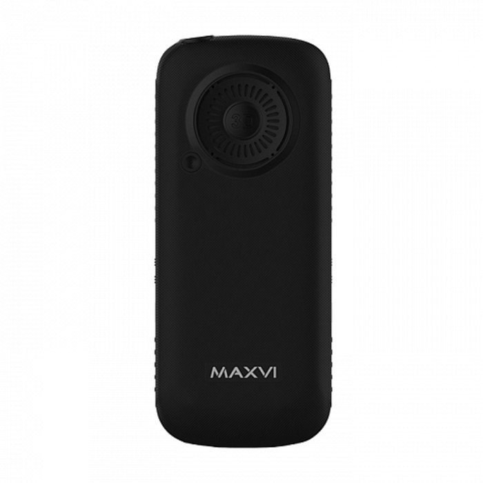 Сотовый телефон Maxvi B21ds, 2.4",1.3Мп, microSD, 2sim, FM, SOS, док.станция,1600мАч,черный - фото 51575641