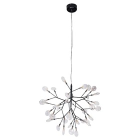 Светильник подвесной Crystal Lux, Evita 1690/236, G4, 36х1 Вт, 60х72х72 см, цвет чёрный