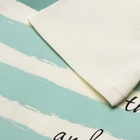 Комплект для мальчика (футболка, шорты), цвет молочный/шалфей, рост 98 см - фото 24394575