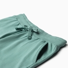 Комплект для мальчика (футболка, шорты) А.42111, цвет молочный/шалфей, рост 116 - фото 24535701