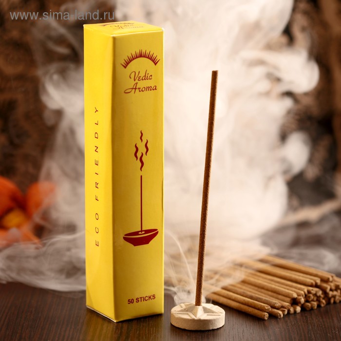 Благовония "Vedic Aroma" (набор 50 палочек) Концентрация - Фото 1