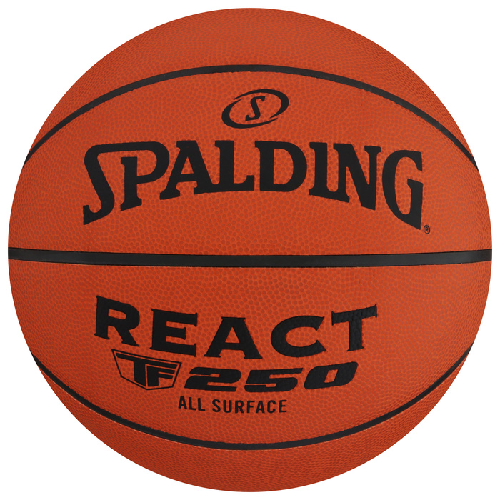Баскетбольный мяч SPALDING TF-250 React, 76802z, клееный, р. 6, композит - Фото 1