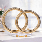 Кольца на авто с цветами малые, белые - фото 24535782