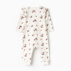 Комбинезон детский с открытыми ножками, цвет белый, рост 74 - фото 24535787