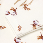 Комбинезон детский с закрытыми ножками, цвет белый, рост 56 - фото 24535795