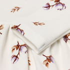 Боди-платье детское с длинным рукавом, цвет белый, рост 80 - фото 24511917