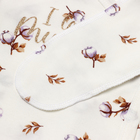 Боди-кимоно детское с длинным рукавом, цвет белый, рост 56 - фото 24511923