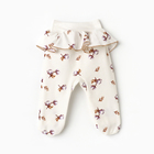 Ползунки детские, цвет белый, рост 62 - фото 24511938