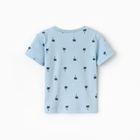 Футболка детская "Пальмы", цвет голубой, рост 86 - фото 24535846