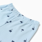 Шорты детские "Пальмы", цвет голубой, рост 86 - фото 24535858