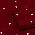 Комбинезон детский с закрытыми ножками "Мишка", цвет бордовый, рост 56 - фото 24511945