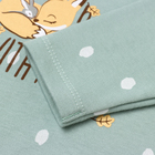 Комбинезон детский с открытыми ножками "Лисичка", цвет ментол, рост 80 - фото 24535928