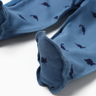 Комбинезон детский с закрытыми ножками "Дино", цвет голубой, рост 62 - фото 24535934