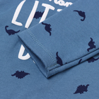 Комбинезон детский с открытыми ножками "Дино", цвет голубой, рост 74 - фото 24554875