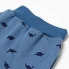 Ползунки детские "Дино", цвет голубой, рост 62 - фото 24535951