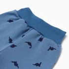 Штанишки детские "Дино", цвет голубой, рост 80 см - фото 24535967