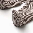 Комбинезон детский с закрытыми ножками "Мишка", цвет бежевый, рост 62 - фото 24535978