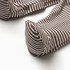 Комбинезон детский с закрытыми ножками "Мишка", цвет бежевый, рост 68 - фото 24535983