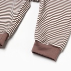 Комбинезон детский с открытыми ножками "Мишка", цвет бежевый, рост 80 - фото 24535993