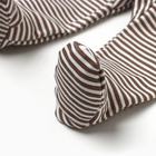 Ползунки детские "Мишка", цвет бежевый, рост 56 - фото 24512010