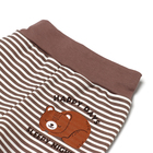 Штанишки детские "Мишка", цвет бежевый, рост 74 см - фото 24536021