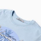 Комплект для мальчика (футболка/шорты), цвет голубой/индиго, рост 110 см - Фото 2