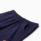 Комплект для мальчика (футболка/шорты), цвет голубой/индиго, рост 128 см - фото 24554899