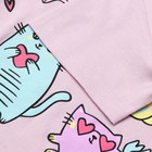 Пижама для девочки (футболка/шорты), цвет сиреневый, рост 116 см - фото 24554934