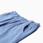 Комплект для мальчика (футболка/шорты), цвет белый/синий, рост 122 см - Фото 4