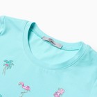Комплект для девочки (футболка/лосины), цвет мятный, рост 98 см - Фото 2