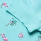 Комплект для девочки (футболка/лосины), цвет мятный, рост 98 см - Фото 3