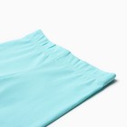 Комплект для девочки (футболка/лосины), цвет мятный, рост 98 см - Фото 4