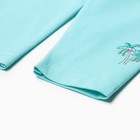 Комплект для девочки (футболка/лосины), цвет мятный, рост 116 см - фото 24554999