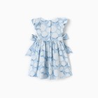 Платье для девочки, цвет голубой/гортензия, рост 98 см - Фото 4