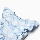 Платье для девочки, цвет голубой/гортензия, рост 110 см - фото 24555022