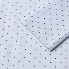 Джемпер для девочки школьный, цвет нежно-голубой/горошек, рост 128 см 10559091