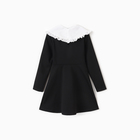 Платье для девочки школьное, цвет чёрный, рост 122 см - Фото 9