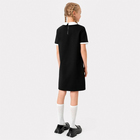Платье для девочки школьное, цвет чёрный, рост 122 см - Фото 3